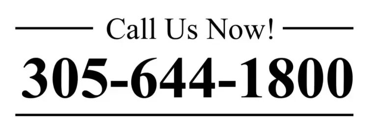 call now- (305) 644 1800